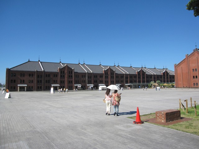 横浜赤レンガ倉庫 遠景