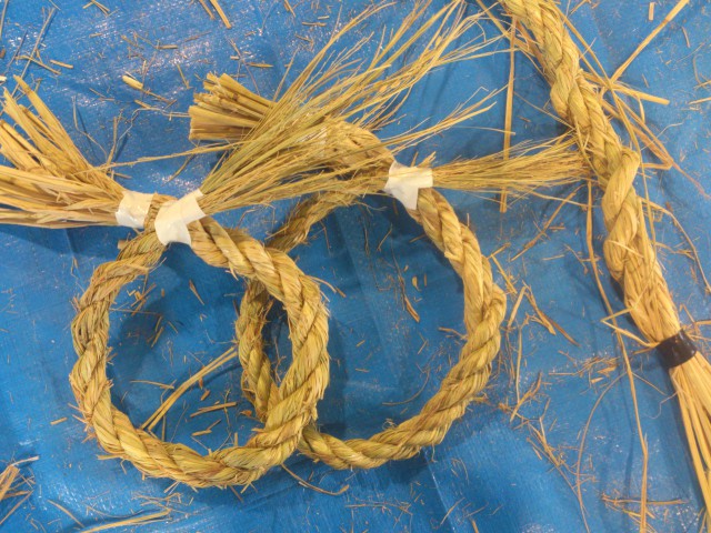 しめなわづくり@神出ファームビレッジ